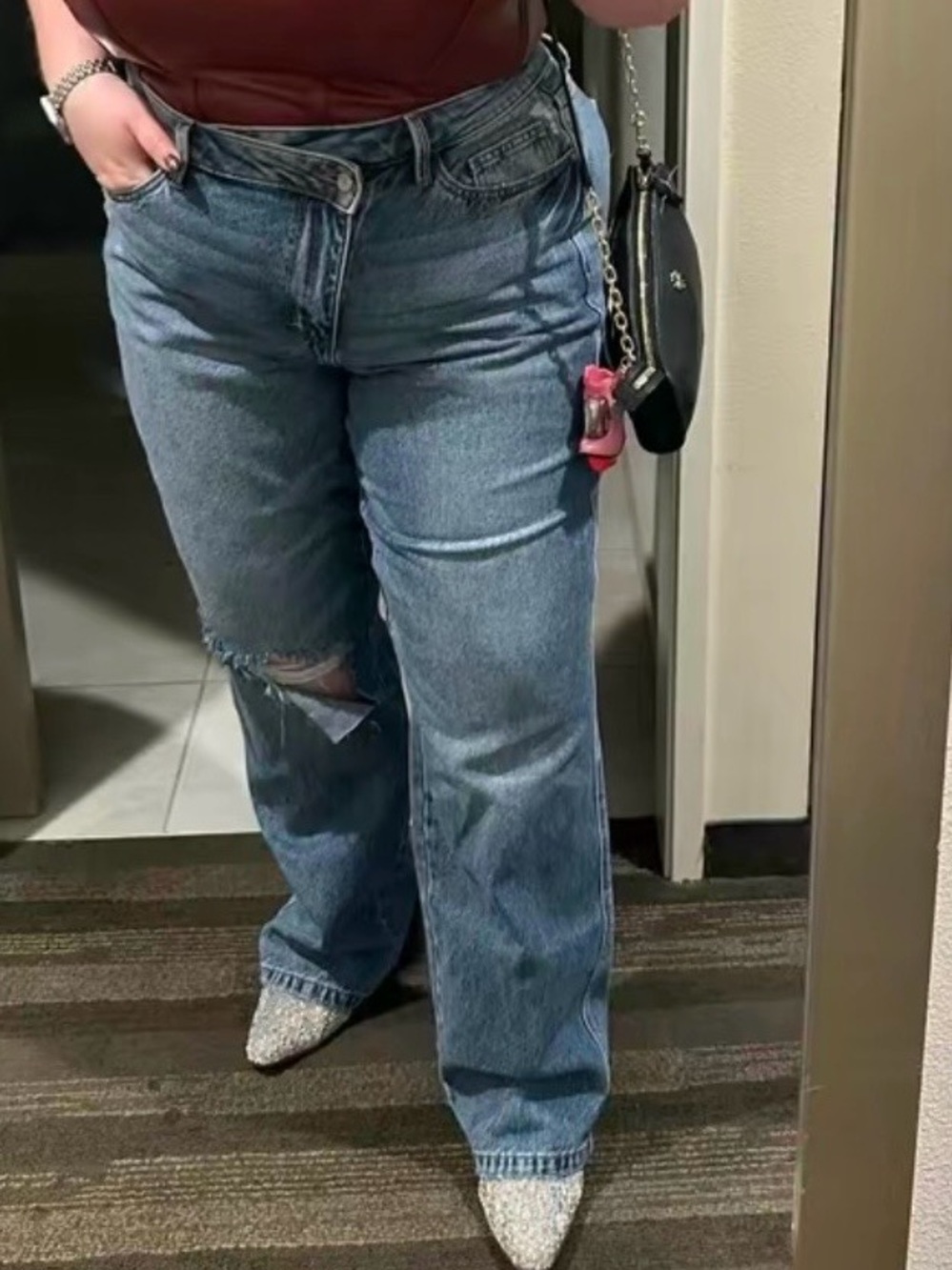 Carolyn High Rise Rigid Magic Dad Jeans - Picture 2 of 5
